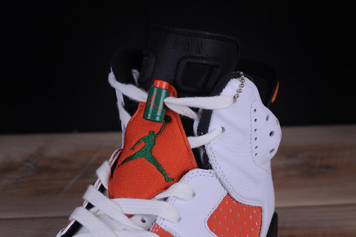 air jordan 6 retro nrg g8rd "gatorade" orange mens 384664-145