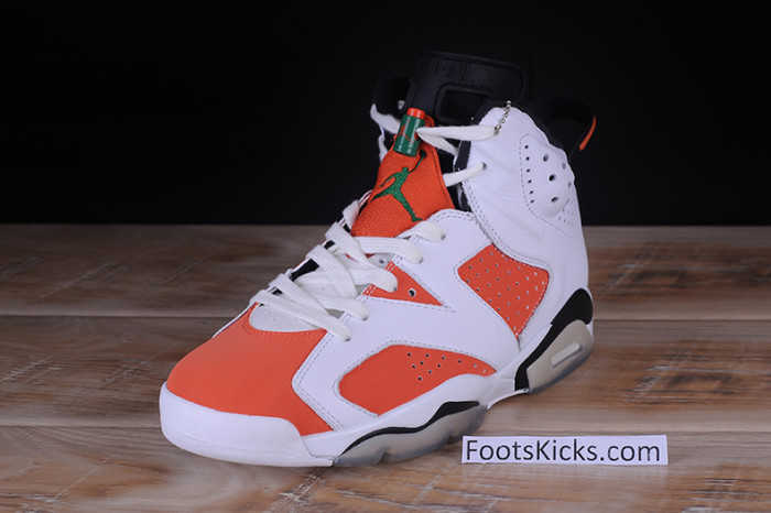 air jordan 6 retro nrg g8rd "gatorade" orange mens 384664-145