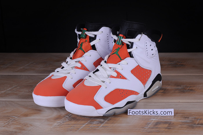 air jordan 6 retro nrg g8rd "gatorade" orange mens 384664-145
