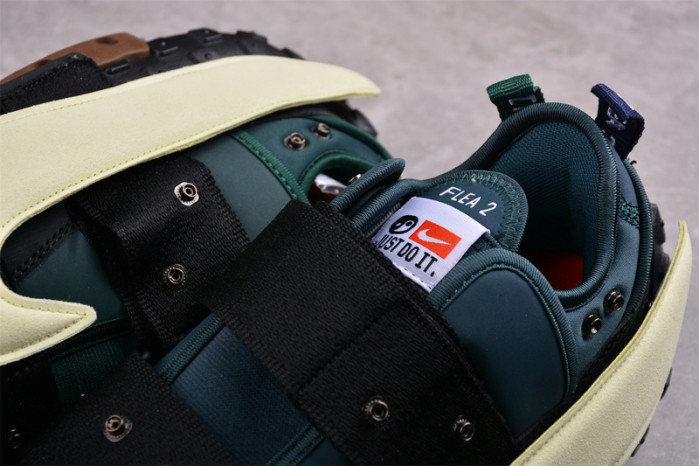 nike cpfm air flea 2 faded spruce dv7164-300