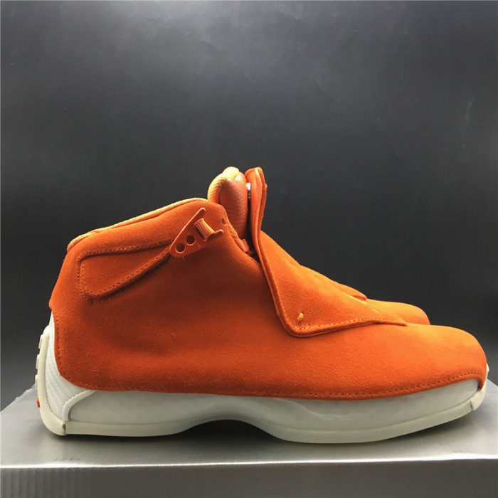 air jordan 18 orange suede aa2494-801