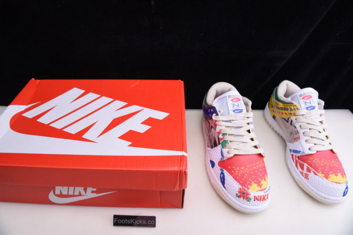 nike dunk low sp city market da6125-900