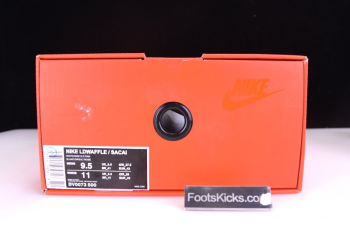 sacai x nike ldv waffle pink bv0073-500