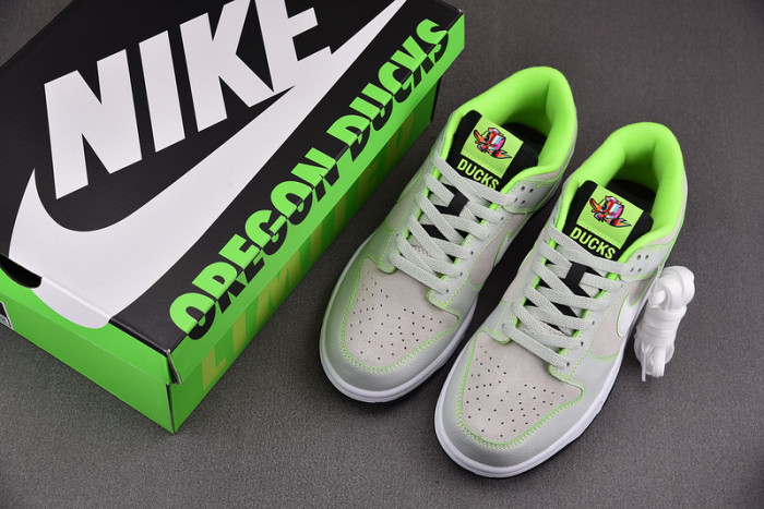 nike dunk low university of oregon pe fq7260-001