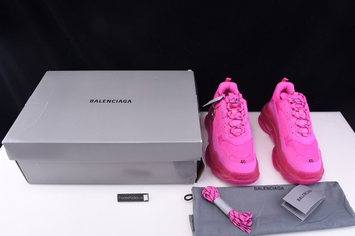 triples trainer clear sole sneakers 3000014