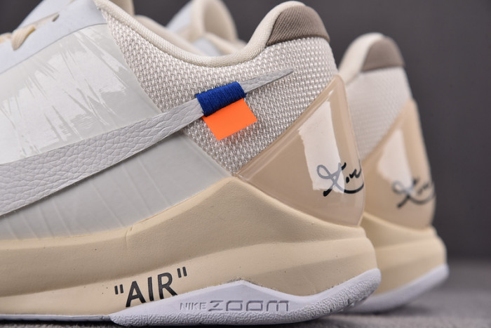 nike kobe 5 protro undefeated rice white db4796-101