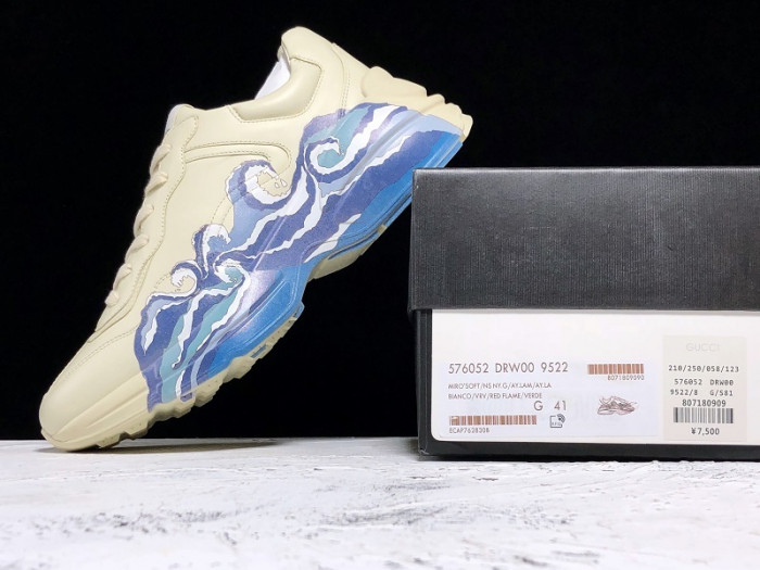 g*u*i rhyton vintage trainer sneaker 576965 drw00 9534