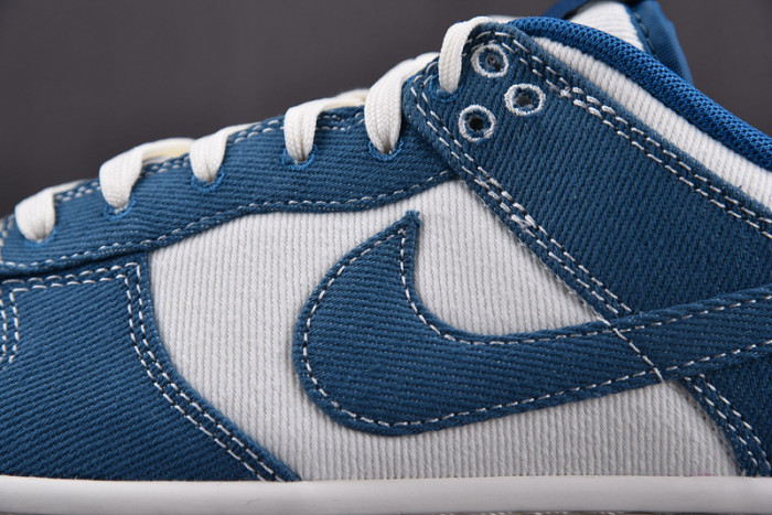 nike dunk low industrial blue sashiko dv0834-101