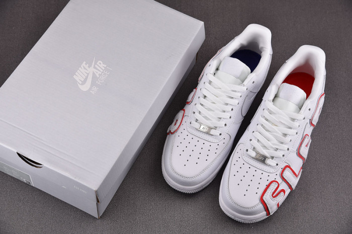 cpfm x nike air force 1 by you white/red ck4746-991