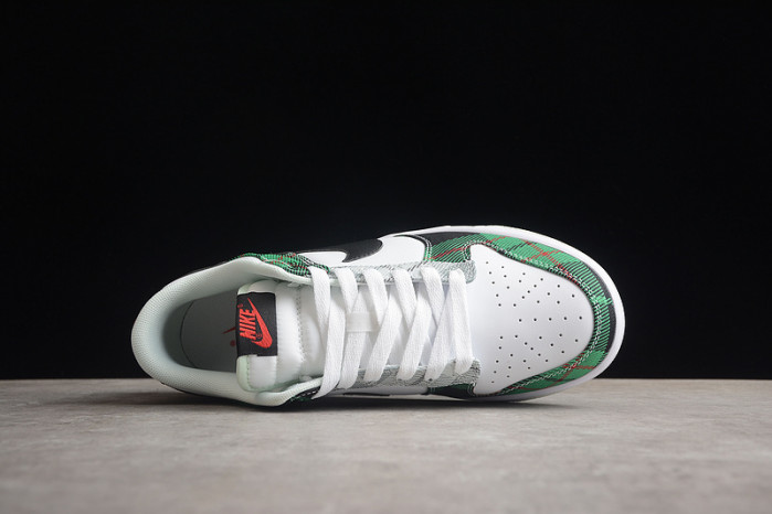 nike dunk low plaid dv0827-100