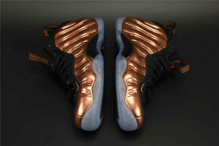 nike air foamposite one “copper” black/ metallic mens 314996-007