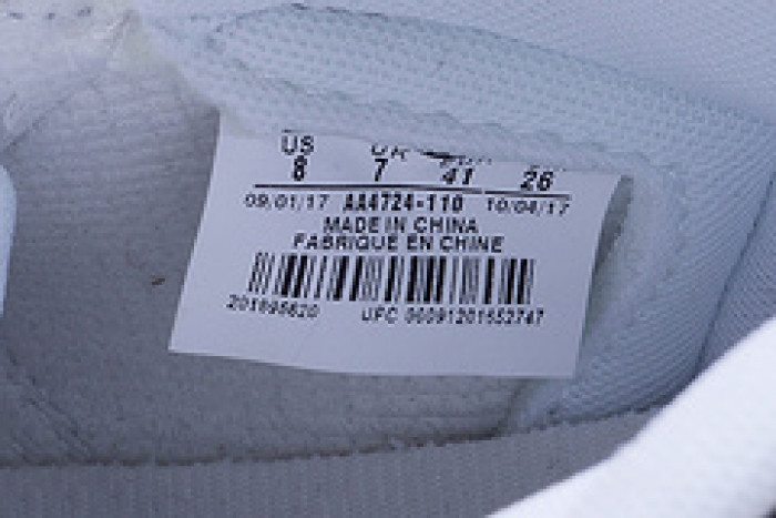 nike air jordan 1 retro “comic 3d pencil” white hand-painted mens aa4724-110