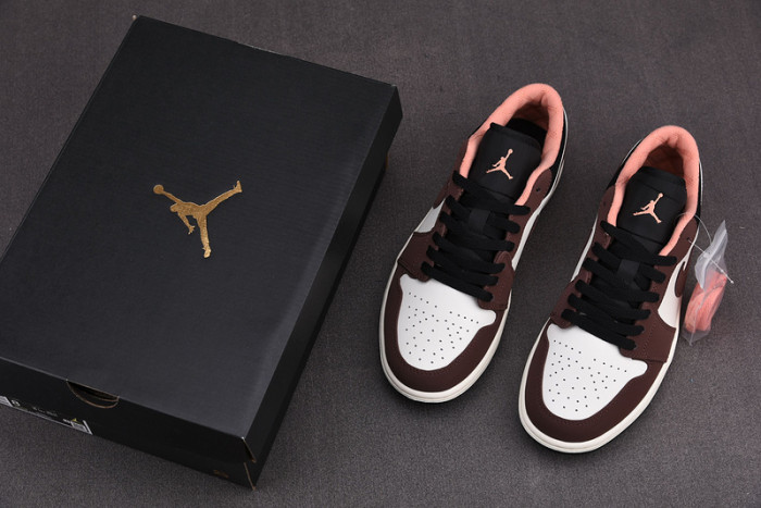 air jordan 1 low light chocolate dc6991-200
