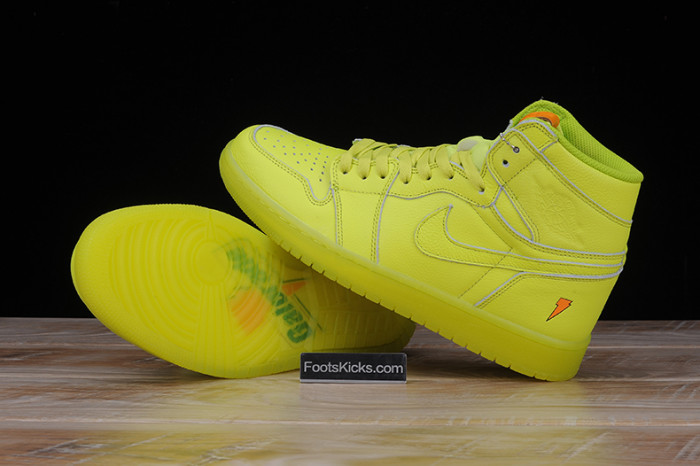 air jordan 1 retro hi “gatorade” cyber mens aj5997-345